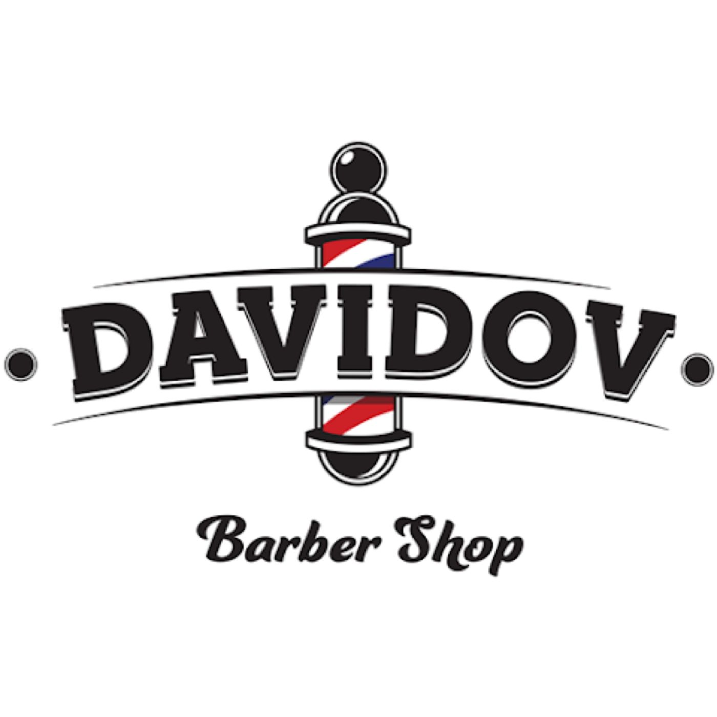 הלוגו של Davidov Barbershop